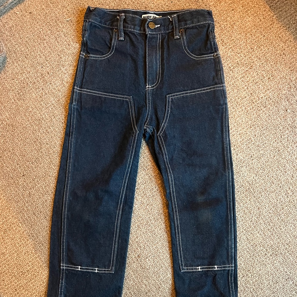 Rudy Jude kids utility jeans Indigo size 8.
